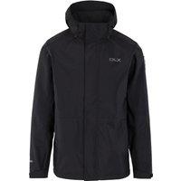 Trespass Men's DLX Cyril Waterproof Jacket in Black | Size: XL