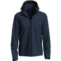 Stedman Men's Lux Hooded Soft Shell Jacket in Mid Blue | Size: 2XL