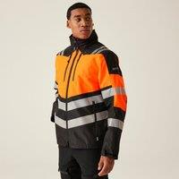 Regatta Men's Hi-Vis X-PRO Waterproof Shell Jacket in Orange | Size: Small