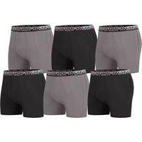Plain Stretch Boxer Shorts (Pack of 6)