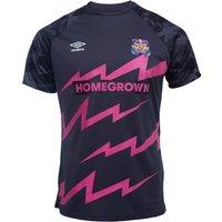Umbro Men's Culture Clash Red Bull Jersey in Mid Grey | Size: XL