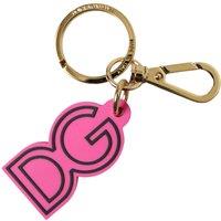 Designer Charm Keychain Accessory- Gold And Pink