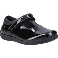 Hush Puppies Women's Caitlin T-Bar Patent Senior in Black | Size: 4
