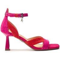 Moda In Pelle Women's 'Livelia' Suede Heeled Sandals in Pink | Size: 6