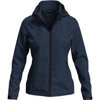 Stedman Women's Lux Hooded Soft Shell Jacket in Mid Blue | Size: XL