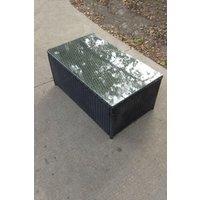 Rattan Oblong Rectangular Tea Coffee Table