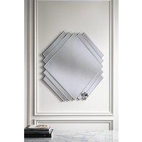 Yearn Mirrors Timeless Art Deco Bevelled Mirror in Black