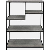 OHS Display Unit Multi Tier Side Table Shelving Organiser Storage Home in Light Grey