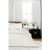 1951 'Ashleigh' Jacquard Duvet Cover Set in White | Size: Single
