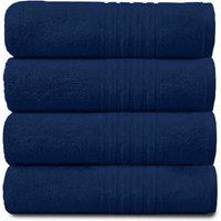 GAVENO CAVAILIA 4 Pack Hampton Towel in Navy