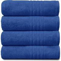 GAVENO CAVAILIA 4 Pack Hampton Towel in Blue | Size: Bath Sheet