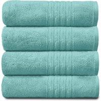 GAVENO CAVAILIA 4 Pack Hampton Towel in Aqua | Size: Bath Sheet
