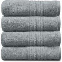 GAVENO CAVAILIA 4 Pack Hampton Towel in Grey