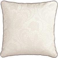 1951 'Ashleigh' Jacquard Cushion in Natural | Size: 40 cm x 40 cm
