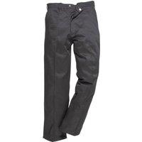 Portwest Men's Preston Workwear Trousers (2885) Pants in Black | Size: 36R