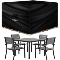 Futura Premium 600D Square 250 x 250 x 90cm Waterproof Garden Furniture Cover, Outdoor Patio Weatherproof Rattan Sofa Guard Cover