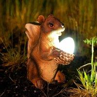 Marco Paul Solar Power Red Squirrel Light