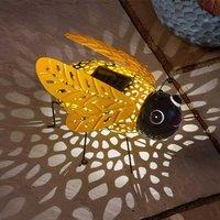 Marco Paul 26cm Yellow Solar Powered Silhouette Bumble Bee