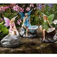 Marco Paul 3pck Solar Fairy Garden Ornaments
