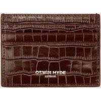 Oswin Hyde Men's Chancery Card Holder in Brown