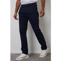 Relaxed Fit Cotton Chino Trousers With Stretch