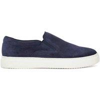Dune London Men's 'Tillos' Suede Trainers in Navy | Size: 9