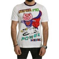 Super Pig Power Hero Tee - White T-Shirts