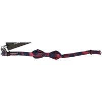 Geometric Print Bow Tie - Red