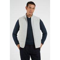 Melka Men's Zip Through Gilet in Grey | Size: XL