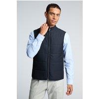 Melka Men's Zip Through Gilet in Navy | Size: Small