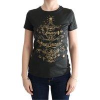 Dolce & Gabbana Women's 2017 Christmas Tree Graphic Tee in Green | Size: 42