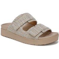 Vionic Women's Riviera Slide Sandals in Cream | Size: 6.5