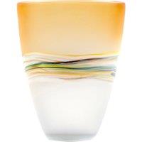 Voyage Maison Marcellus Hand-Blown Glass Vase in Tangerine
