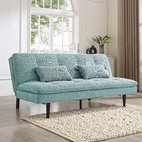 Home Detail Butterfly Sofa Bed in Teal | Size: 3 Seater
