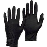 Pegdev 350x Premium Black Nitrile Gloves Powder-Free Disposable Latex-Free Textured Extra Large 175 Pairs | Size: XL