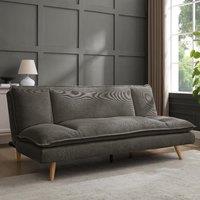 Home Detail Bonnet Sofa Bed in Dark Grey | Size: 3 Seater