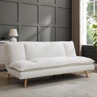 Home Detail Bonnet Sofa Bed in Cream | Size: 3 Seater