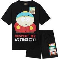 South Park Men's Pyjama Set in Black | Size: 2XS