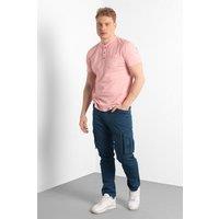 Enorsia Men's Mens Zip Details Cargo Trouser in Blue | Size: 30