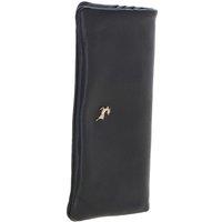 Ashwood Leather Women's 'Arcobaleno' 12 Card RFID Protected Leather Purse in Black