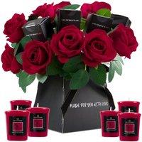 Deco Express Red Rose Candles set