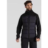 Craghoppers Men's Cawood Stretch Insulating Microfleece Hybrid Jacket in Black | Size: 3XL