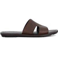 Dune London Men's 'Itos' Leather Sandals in Brown | Size: 9