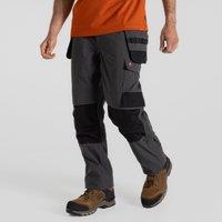 Craghoppers Men's Sheffield Stretch Holster Workwear Trousers in Dark Grey | Size: 42R