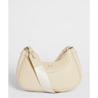 Armani Exchange Women's Wave Hobo Bag Cream