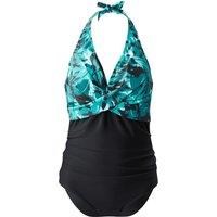 Stylish Halter Neck One-Piece Swimsuit