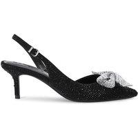'Regal Bow Sling 60' Fabric Heels