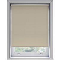 UNKNOWN No Drill Taupe Thermal Blackout Roller Blind 170cm Drop | Size: 160 cm