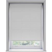 UNKNOWN No Drill White Thermal Blackout Roller Blind 170cm Drop | Size: 125 cm