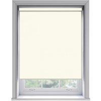 UNKNOWN No Drill Cream Thermal Blackout Roller Blind 170cm Drop | Size: 140 cm